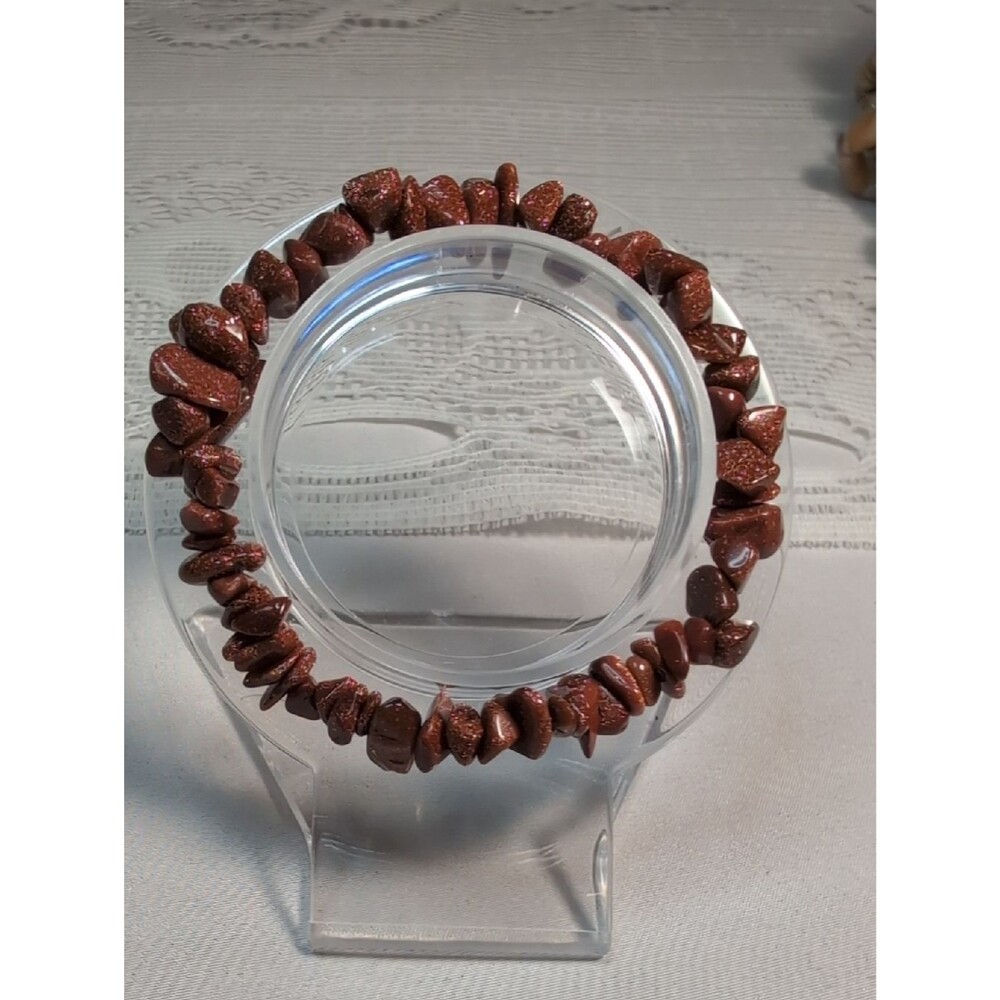 Goldstone Stretch Bracelet